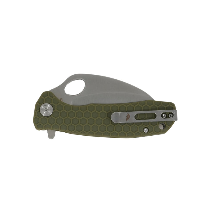 HB1133 Medium Claw Serrated Green - Closed