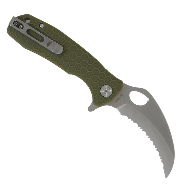 HB1133 Medium Claw Serrated Green - Detail