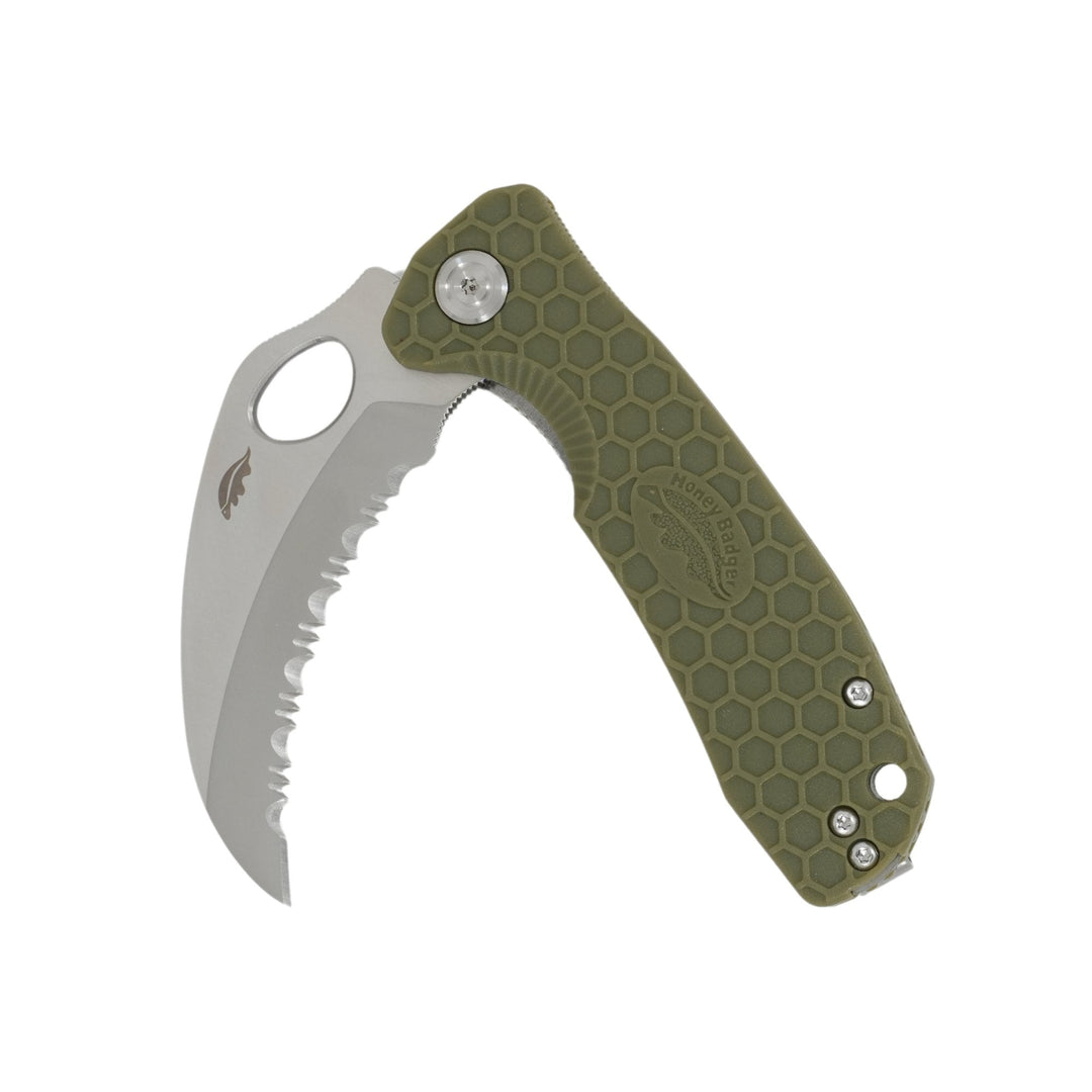 HB1133 Medium Claw Serrated Green - Front