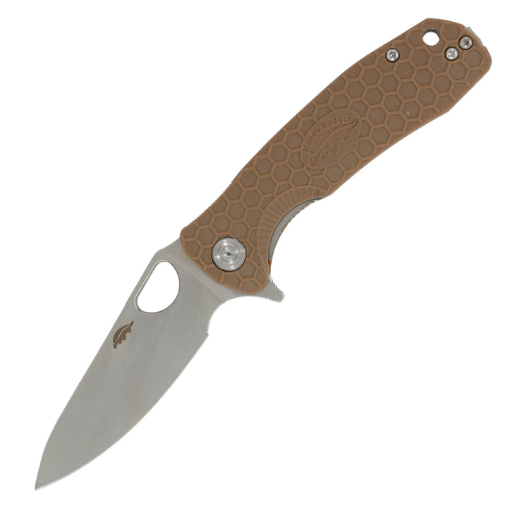 HB1309 Small Leaf Tan - Side Profile