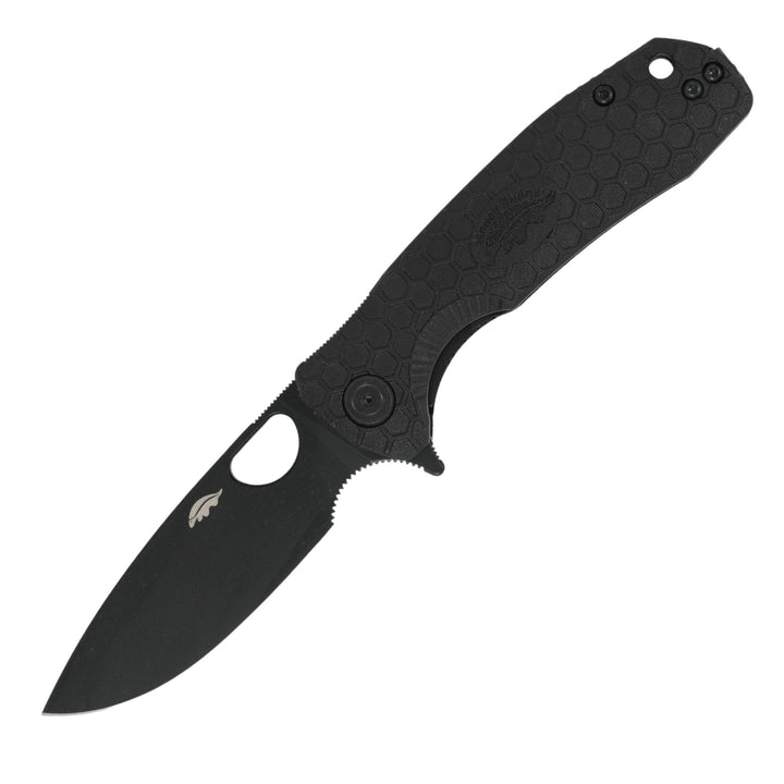 HB1348 Medium Drop Point Black DLC - Side Profile