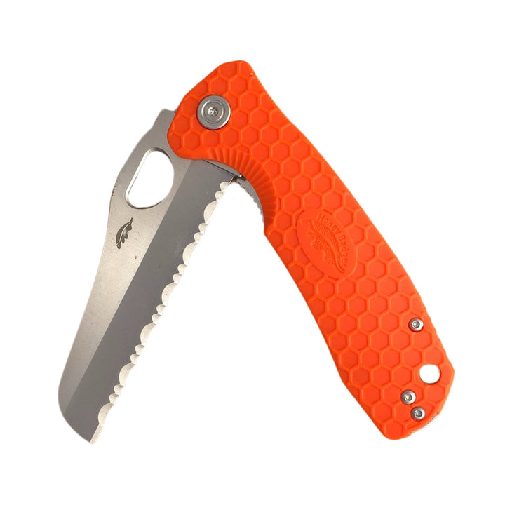 Honey Badger Large Rescue Knife Orange