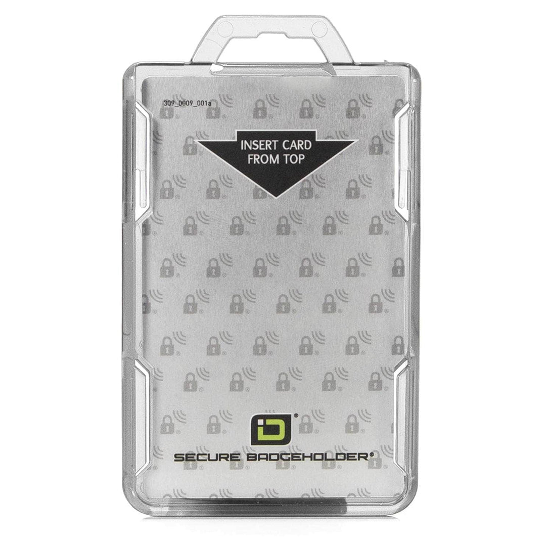 Secure Badge Holder Lite ™ Vertical 1 ID Card Holder