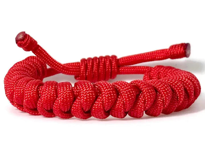 Engineered Lucky Red Rope Bracelet