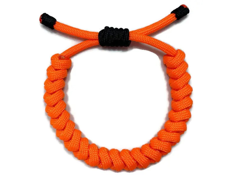 Engineered Orange Rope Bracelet