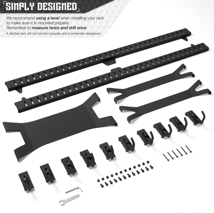 Horizontal Wall Rack