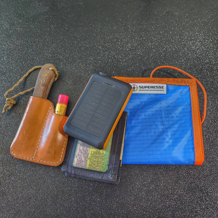 Marker Mat - Fluorescent Signaling Panel on Ripstop Pocket Hank