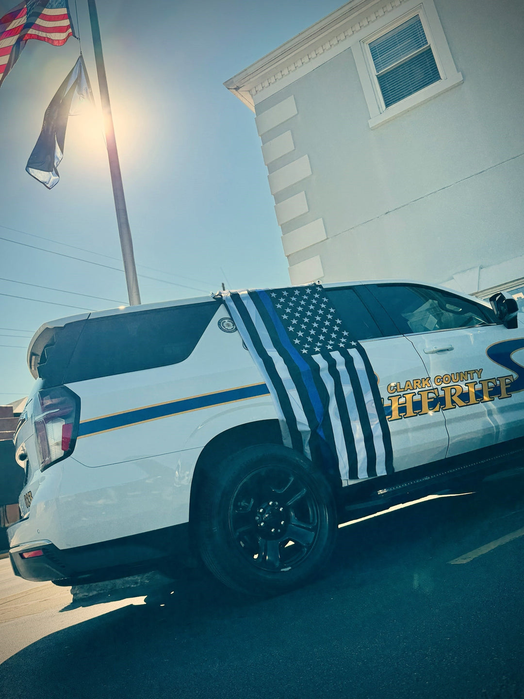 Thin Blue Line US Flag - 3&