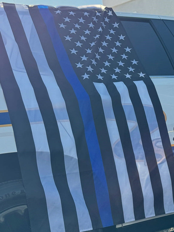 Thin Blue Line US Flag - 3&