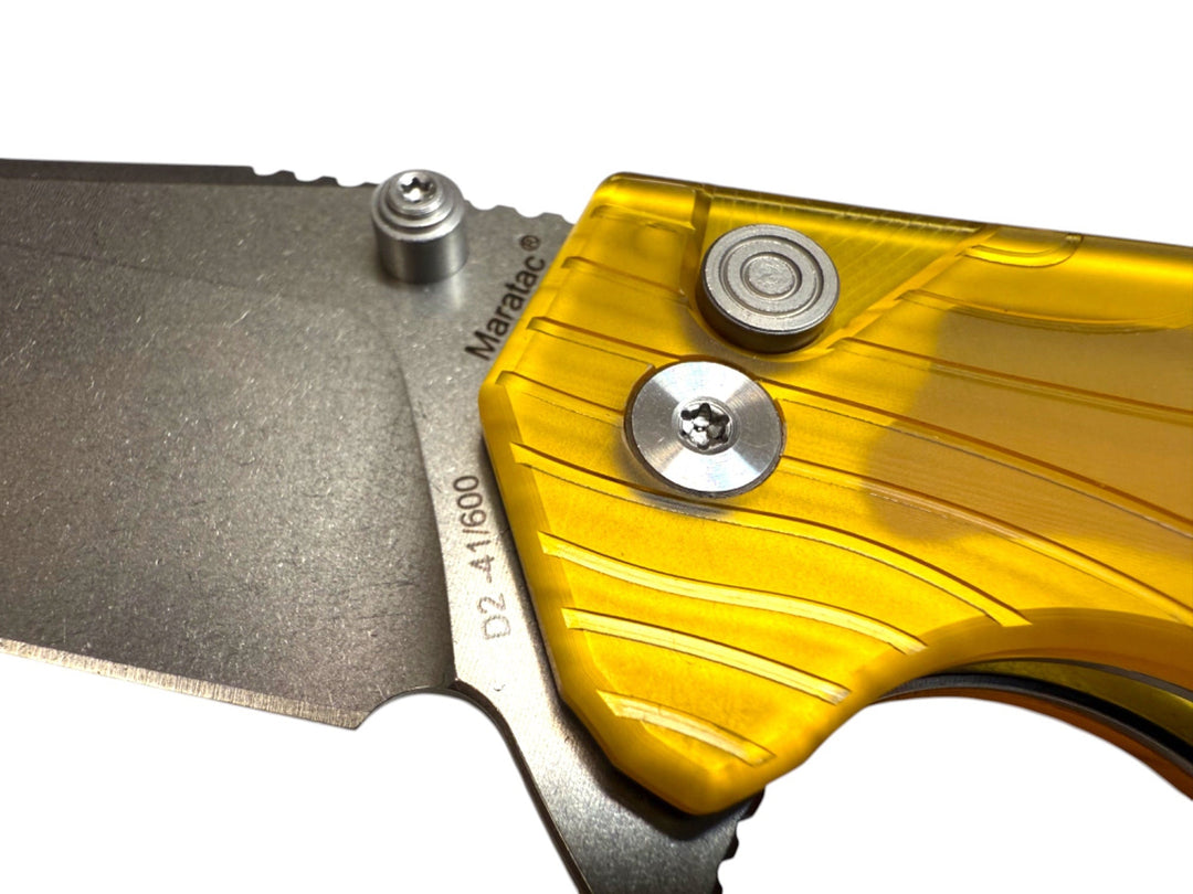 Ultem® - Topo-Trekker D2 Pocket Knife By Maratac®🚨 New Intro Special!🚨