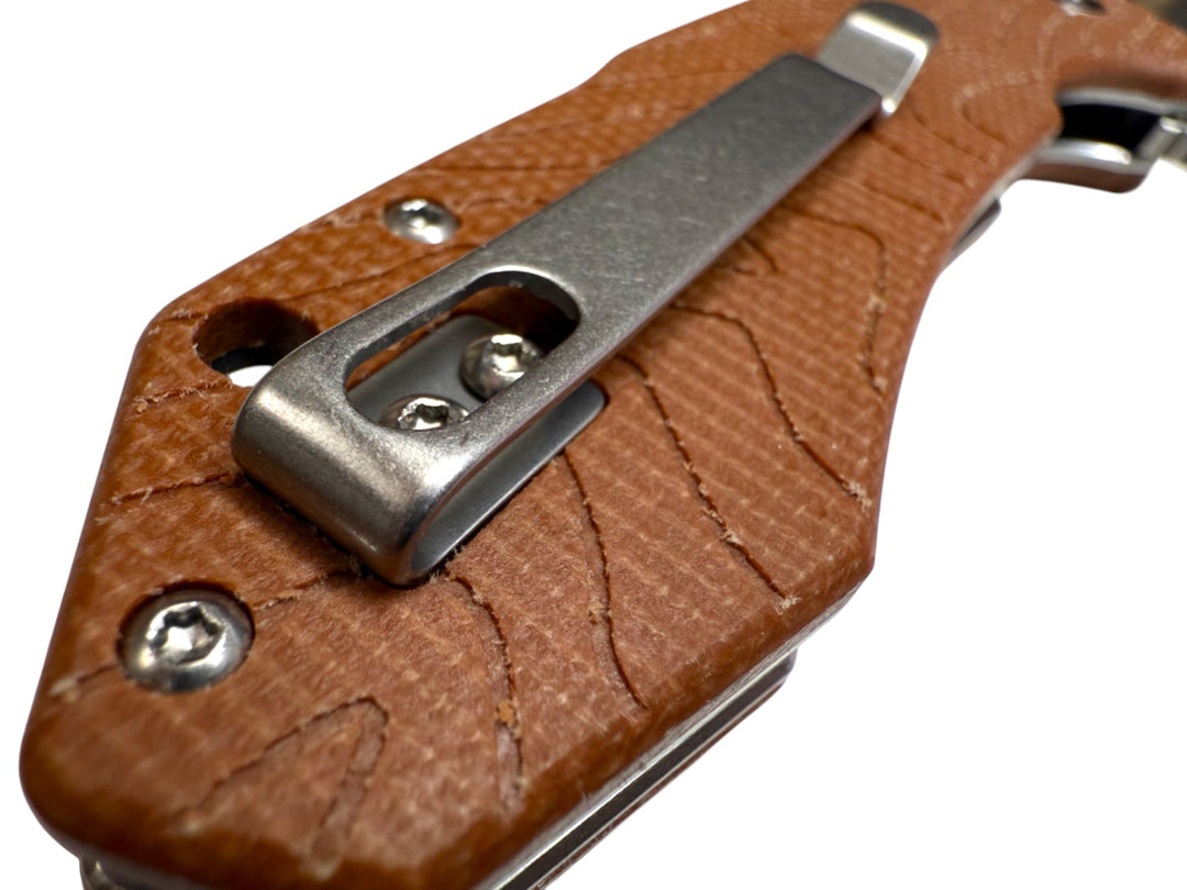 Coyote Terra G10 - Topo-Trekker D2 Pocket Knife By Maratac® ( NEW )