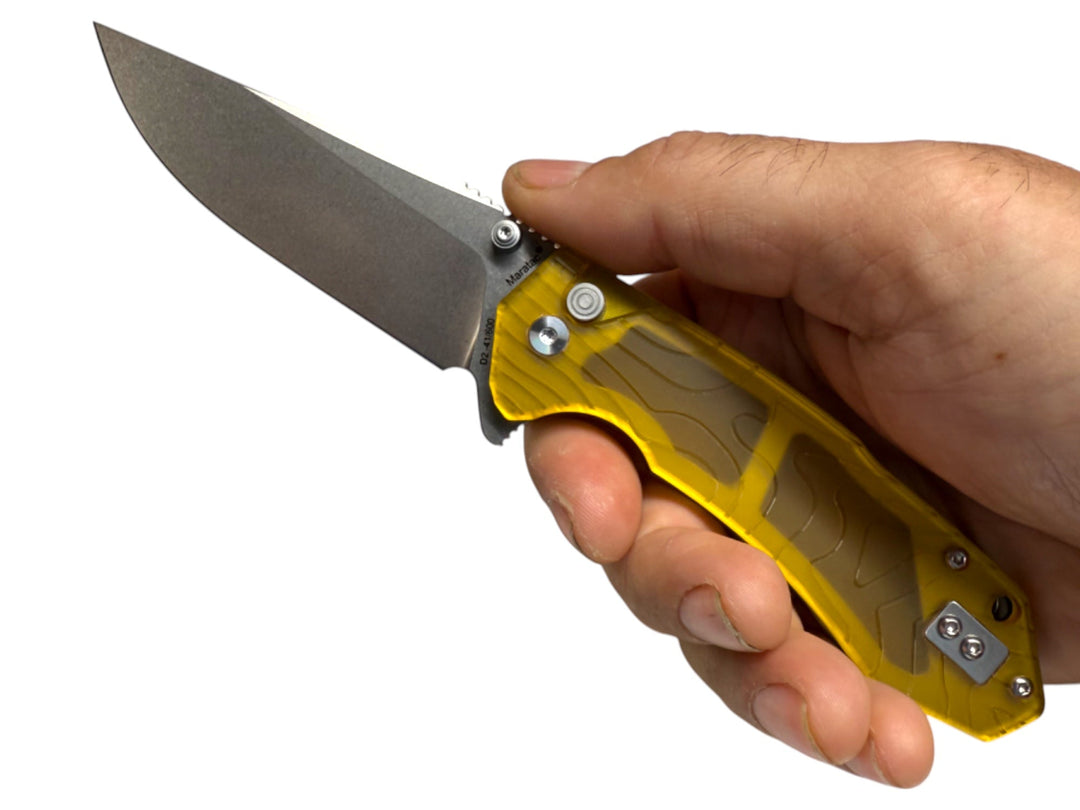 Ultem® - Topo-Trekker D2 Pocket Knife By Maratac®🚨 New Intro Special!🚨