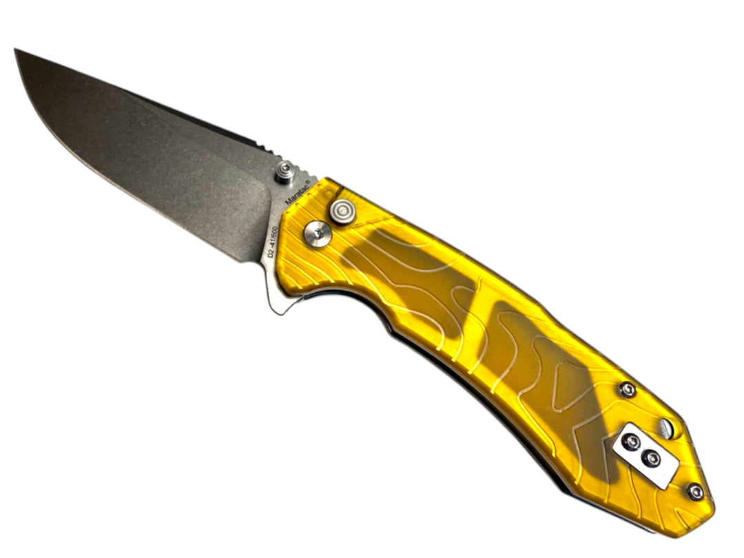 Ultem® - Topo-Trekker D2 Pocket Knife By Maratac®🚨 New Intro Special!🚨