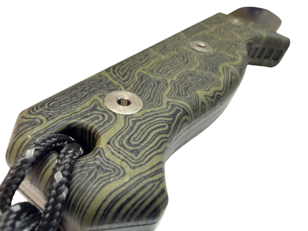 ERGO R4A PRO - Ready 4 Action - Fixed Blade Knife ( OD Green Labyrinth G10 ) 🔥 New 🔥