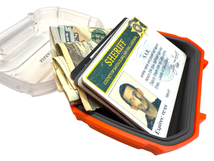 Pocket Size - Hi-Viz Rugged ABS Watertight Storage Box ( New )