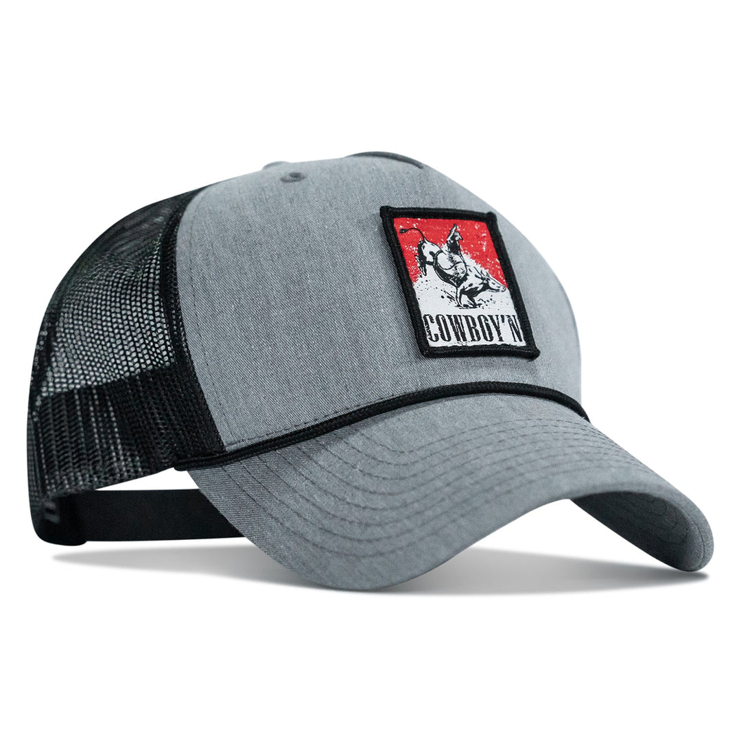 Cowboy'n Knuck If You Buck Patch Rope Snapback Hat
