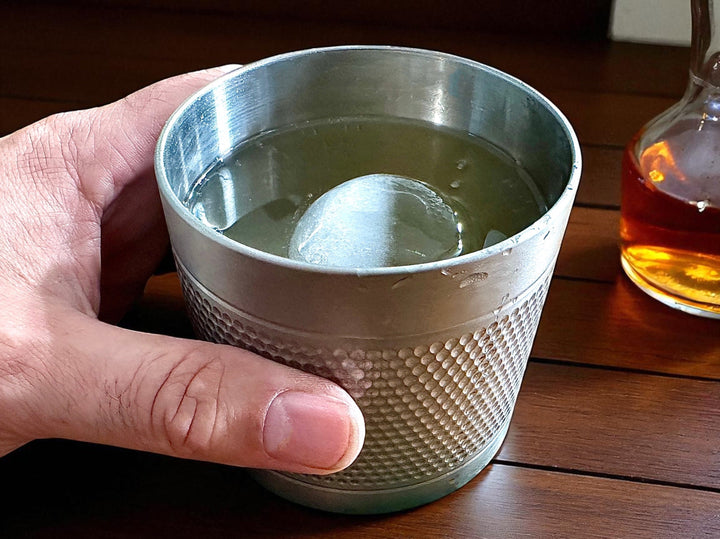 Aerospace Titanium Lowball - Machined Titanium 14 Oz Cup