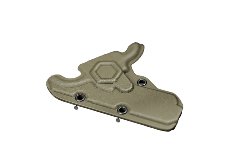 OLIVE DRAB ONE SHEAR KYDEX HOLSTER