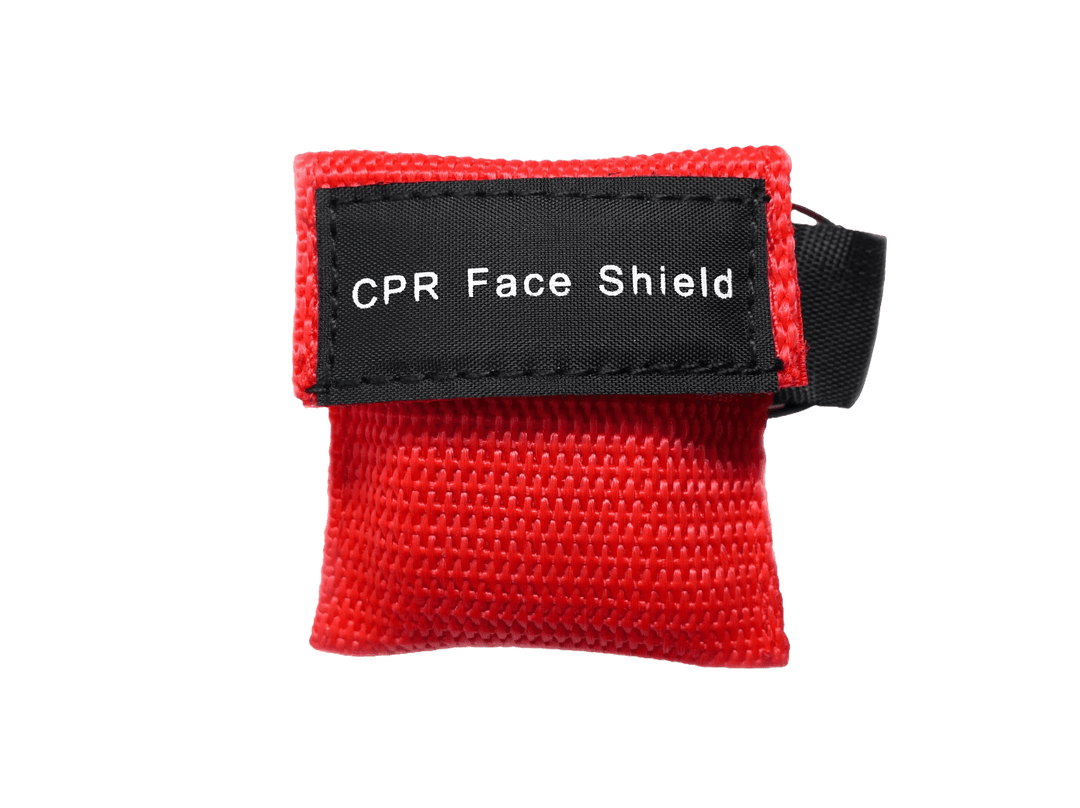 CPR FACE SHIELD KEYCHAIN (RED) - ONE SHEAR