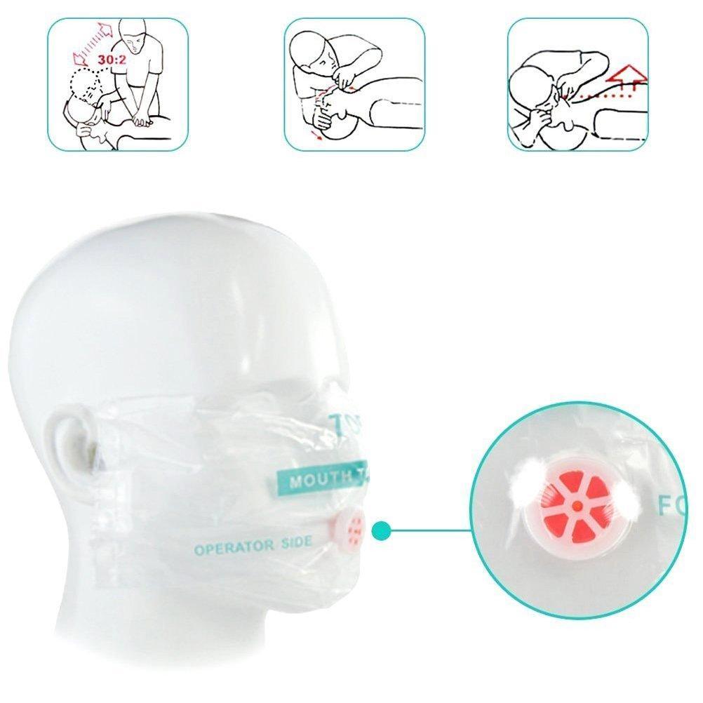 Portable CPR FACE SHIELD MASK KEYCHAIN