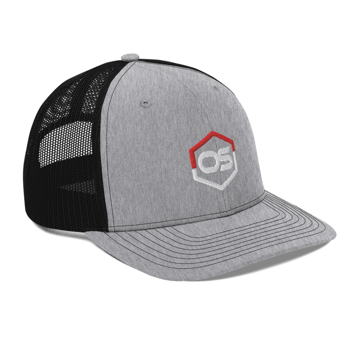 ONE SHEAR Logo Richardson Trucker SnapBack Mesh Hat - ONE SHEAR