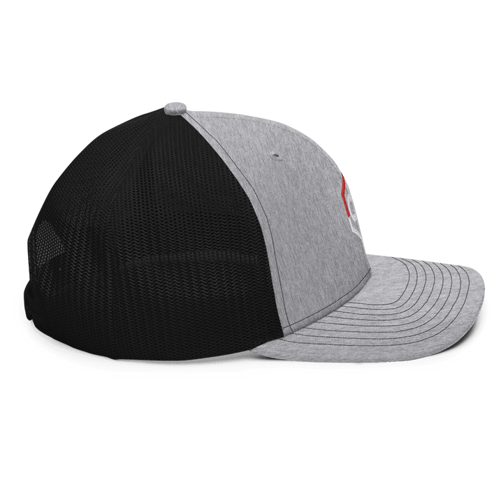 ONE SHEAR Logo Richardson Trucker SnapBack Mesh Hat - ONE SHEAR