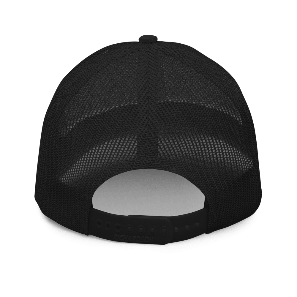 ONE SHEAR Logo Richardson Trucker SnapBack Mesh Hat - ONE SHEAR