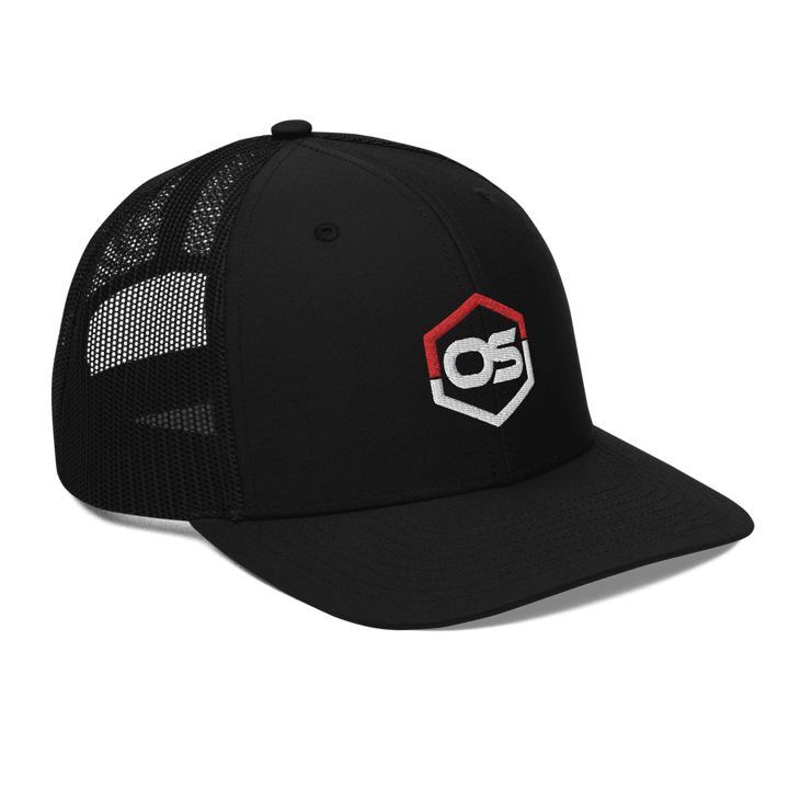 ONE SHEAR Logo Richardson Trucker SnapBack Mesh Hat - ONE SHEAR