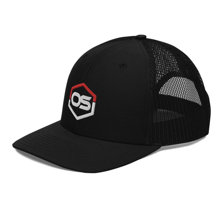 ONE SHEAR Logo Richardson Trucker SnapBack Mesh Hat - ONE SHEAR