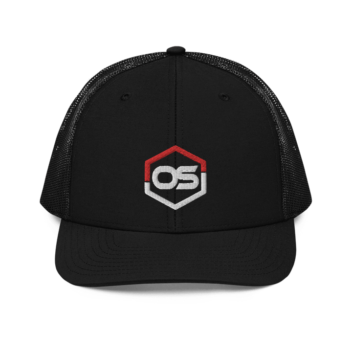 ONE SHEAR Logo Richardson Trucker SnapBack Mesh Hat - ONE SHEAR