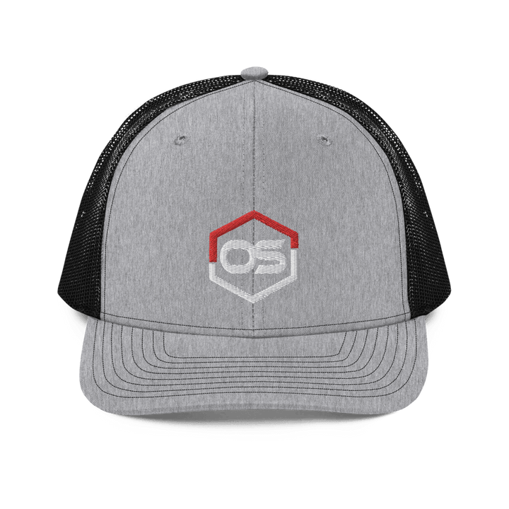 ONE SHEAR Logo Richardson Trucker SnapBack Mesh Hat - ONE SHEAR