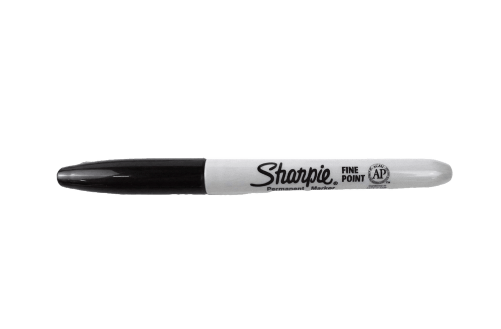 SHARPIE® FINE POINT BLACK MARKER - ONE SHEAR